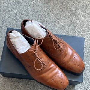 Classic Brown Leather Men's Dress Shoes